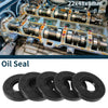 Oil Seal Seal Ring Rotary Shaft Seal NBR Rubber 22x48x8mm Black 5Pcs