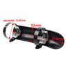 Car - Black / Silver Clamp Universal Exhaust Muffler Heat Shield Cover