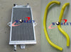 Suzuki LT250R Aluminum Radiator & Blue Hose (1985-1992)