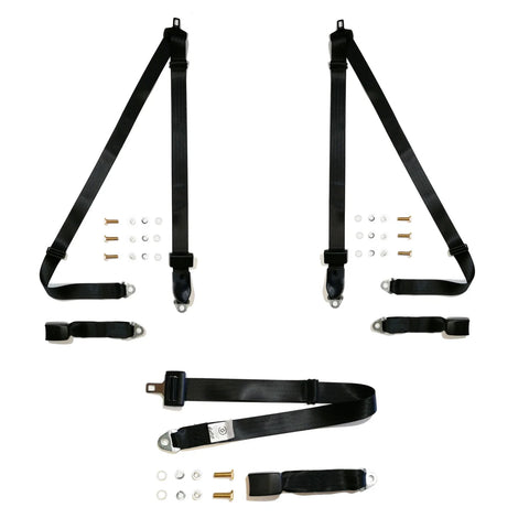 Toyota Landcruiser FJ62 5 Door Station Wagon Rear Seat Belt Kit (1985-1990)