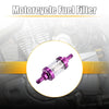 Motorbike Dirt Bike Purple Fuel Filters Engine Inline Gas Fuel Line Filter