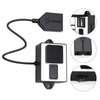 Motorcycle Battery Clamp USB Charger Dual Ports
