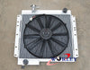 Toyota Land Cruiser BJ40 BJ42 3 Row Aluminum Radiator & Fan (1975-1984)