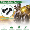 Make Model 7/8 22mm Motorcycle Hand Grips End Grips Rubber