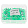 Pack of 100 Mini-Blade Fuses 30A Green