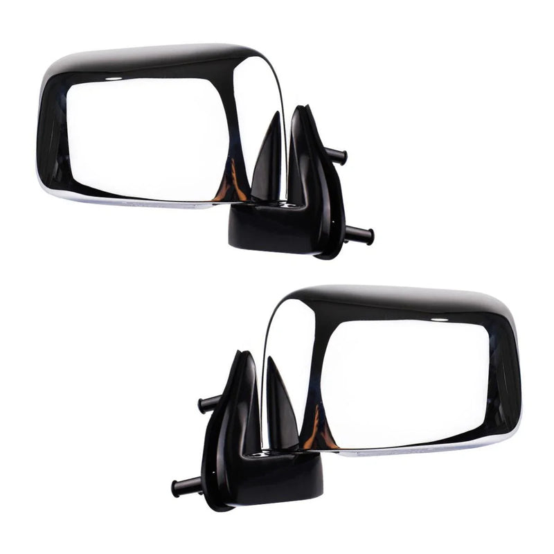 Side Mirror CH Manual Pair Fits Nissan Navara Frontier D22 Pickup 2001-06 D06
