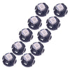 Dashboard A / C Climate Control 10 x Green T3 Neo Wedge LED Light Bulbs