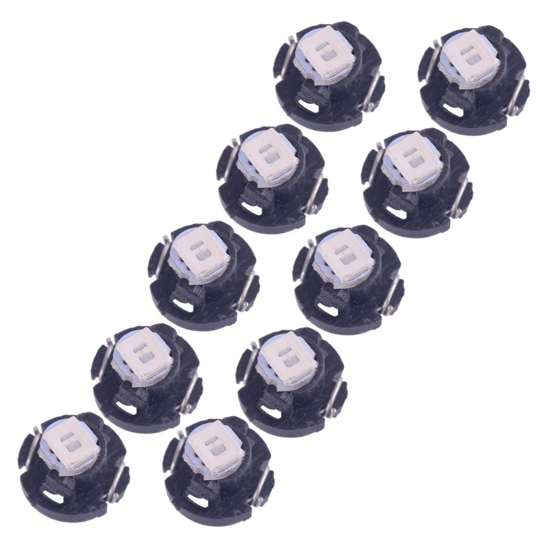 Dashboard A / C Climate Control 10 x Green T3 Neo Wedge LED Light Bulbs
