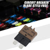 Car Marine Brown 5 x Circuit Breaker Blade Style Fuse 7.5A Resettable