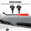 Honda CR-V 3pcs Front Windshield Washer Nozzle Kit (1999-2004)
