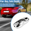 Porsche Macan (2014-2022) Silver Tone 3-Button TPU Car Remote Key Fob Cover