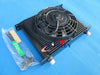 Universal 30 Row Alloy Engine Transmission Oil Cooler + 7" Electric Fan