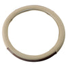 Universal 15" Beige Leather Anti-Slip Steering Wheel Cover (37-38CM)