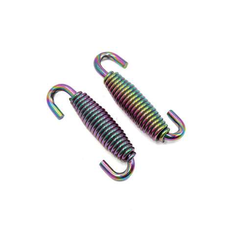 Make Model 3 x 45mm Colorful Stainless Steel Exhaust Pipe Swivel Spring