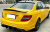 Mercedes C-Class W204 Sedan Rear R Style Spoiler Wing (2008-2014)