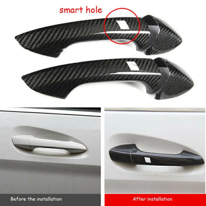 2009-2014 Benz W204 C Class Carbon Fiber Door Handle Covers (2009-2014)