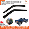 Toyota Hilux Weathershields Window Visors Rain Guards (1983-1988)