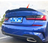 BMW 3 Series G20 G80 M3 Sedan Rear Glossy Black Spoiler Wing (2019-2024)