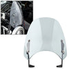 SCRAMBLER 1200 1x ABS Gray Motorcycle Windshield + Bracket (2019-2021)