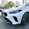BMW F70 F74 2 x Carbon Look Headlight Eyelid Trim Covers (2024-2025)