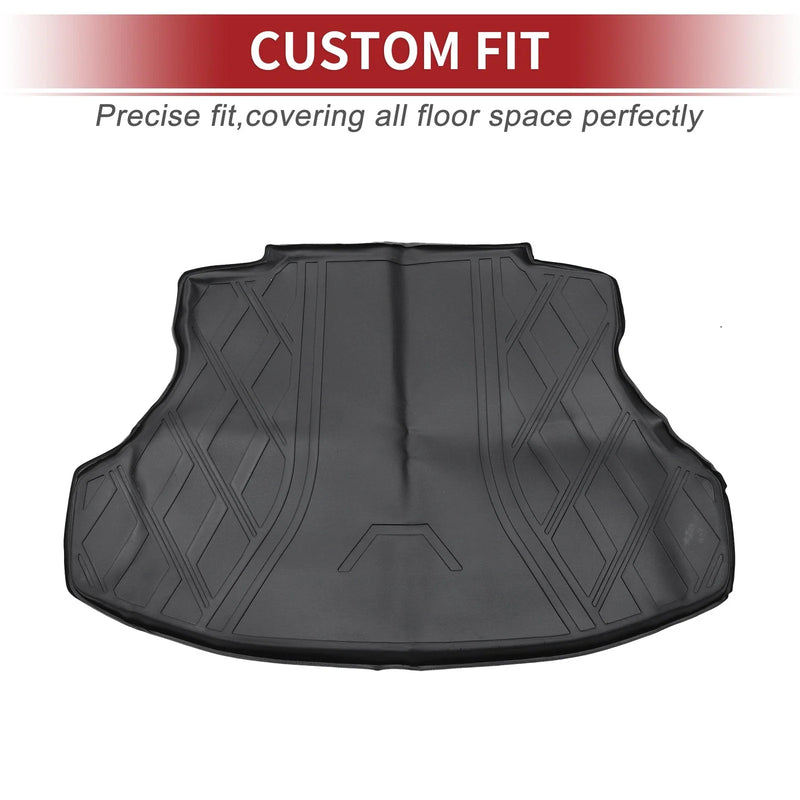 Honda Civic (2012-2015) Diamond Pattern TPE Cargo Liner Rear Trunk Mat
