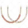 Clutches Resin Purse Chain Handle Acrylic Bag Strap