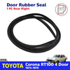 Door Rubber Weatherstrip Rear RH Fits Toyota Corona RT100 4D Sedan 1973-79 D08