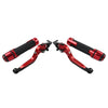 BMW C650GT C600 Folding Extendable Brake Clutch Levers & Handlebar Grips (2012-2018)