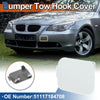 BMW 528i 535i 550i White Tow Hook Cover Front Bumper