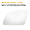 BMW 2 3 4 5 6 7 Series Left Side Heated White Mirror Glass (2014-2023)