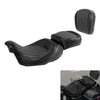 Harley Electra Glide Driver Passenger Seat with Backrest (2009-2023)