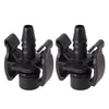 Car 2Pcs Expansion Water Tank Water Hose Straight Connector Accessories