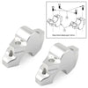 Honda XADV-750 Silver Motor Handlebar Riser Clamp (2017-2019)