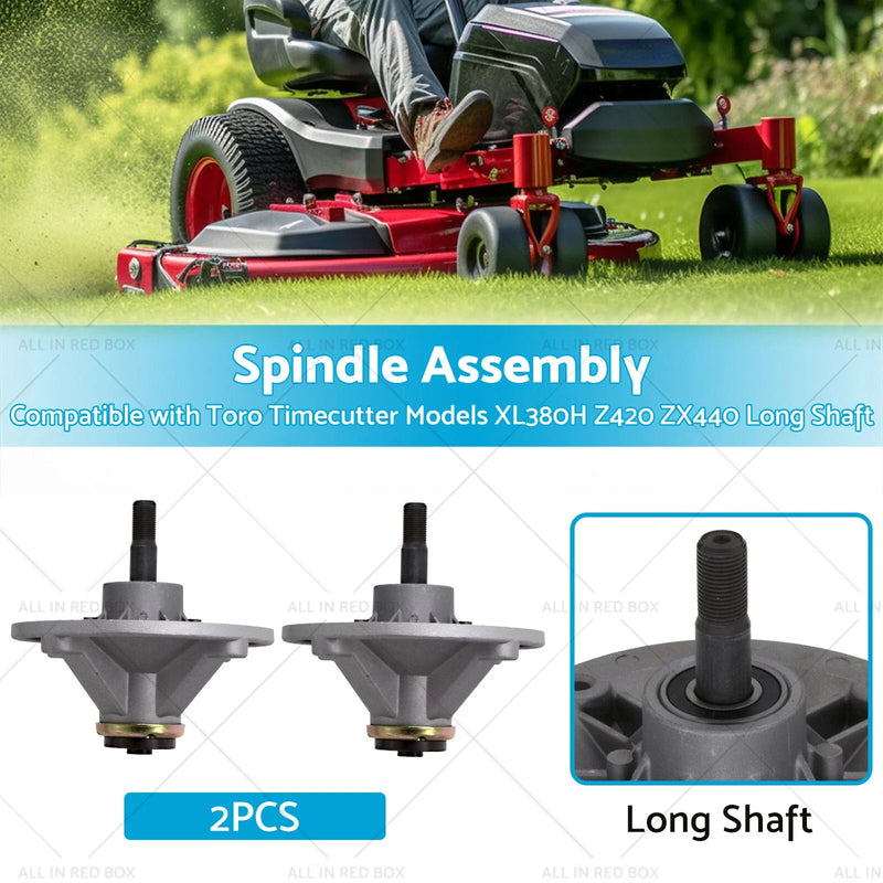 Toro Timecutter XL380H Z420 ZX440 Long Shaft Spindle Assembly