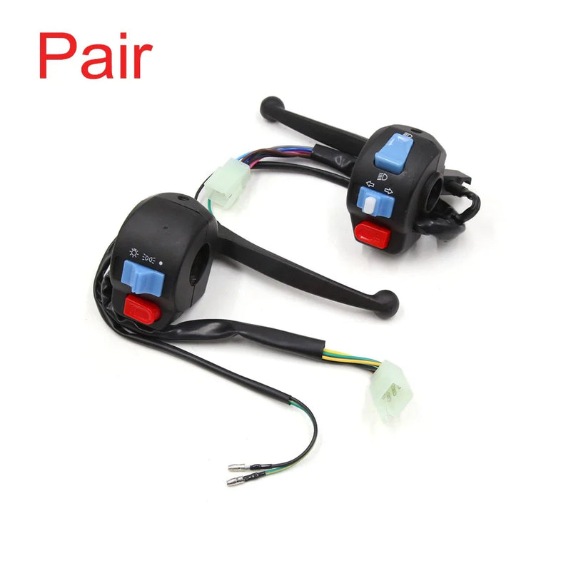 GY6 150cc 2 x Pair Motorcycle Handlebar Turn Signal Light ON/OFF Switch