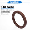 MakeModel Oil Seal 60x80x8mm Brown 2x Shaft Seal FKM Rubber