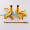 Honda CBR900 1993-1999 - 2 x Foot Rest Pegs Gold Aluminum Rearsets