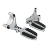 Harley Sportster 1200 883 Chrome Rear Passenger Foot Peg Mount (2004-2013)