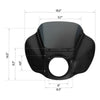 Harley Street Bob Low Rider Headlight Fairing Windshield Bracket (2018-23)