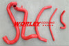 Ford AU Falcon 4.9L V8 Aluminum Radiator + Red Silicone Hoses (98-02)