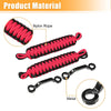 Jeep Wrangler JK JL (2018-2023) Black Red Car Door Limiting Straps