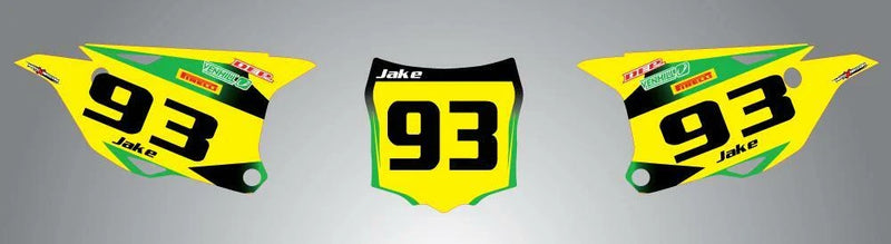 2014 KX 100 Custom Number Plates & Stickers (2014)