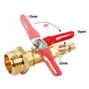 RV Winterize Blowout Adapter 1/4 Inch Male Quick Connect Plug