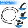 Motorcycle 120 cm Brake Clutch Oil Hose Line Stainless Steel Wire Braid