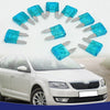 Mini Auto 10 x 15A Teal Blue ATC Blade Fuses (Universal)