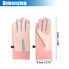Motorcycle Cycling Skiing Pair Riding Warm Gloves Liners Pink