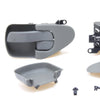 Nissan D40 Navara XE Crew Cab Ute 2004-2013 Gray Inner Door Handle Bezel