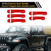 Jeep Gladiator JT (2020-2021) - Red Door Tailgate Handle Cover