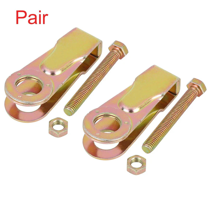 Suzuki GS125 GN125 Pair 16mm Motorcycle Chain Axle Adjuster Tensioner