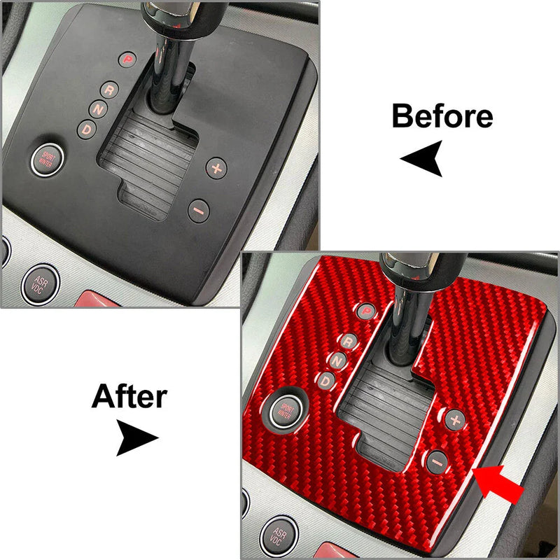 Alfa Romeo 159 Carbon Fiber Gear Shift Panel Cover Trim (2006-2011)